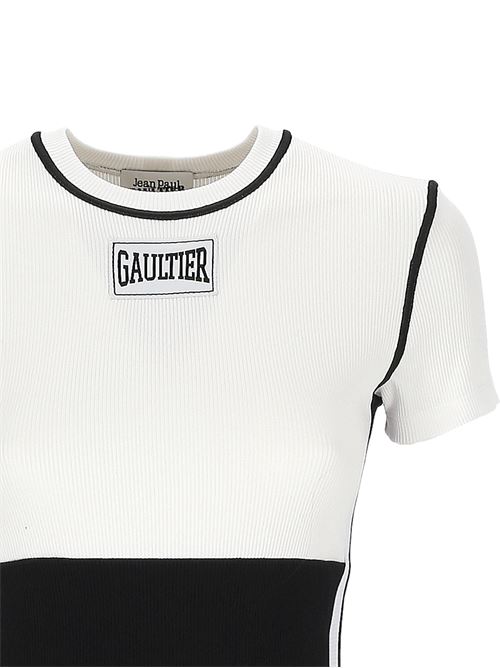 TEE-SHIRT COLOR BLOCK WITH GAULTIER PATCH JEAN PAUL GAULTIER | 25/33-F-TS104PJ0800100